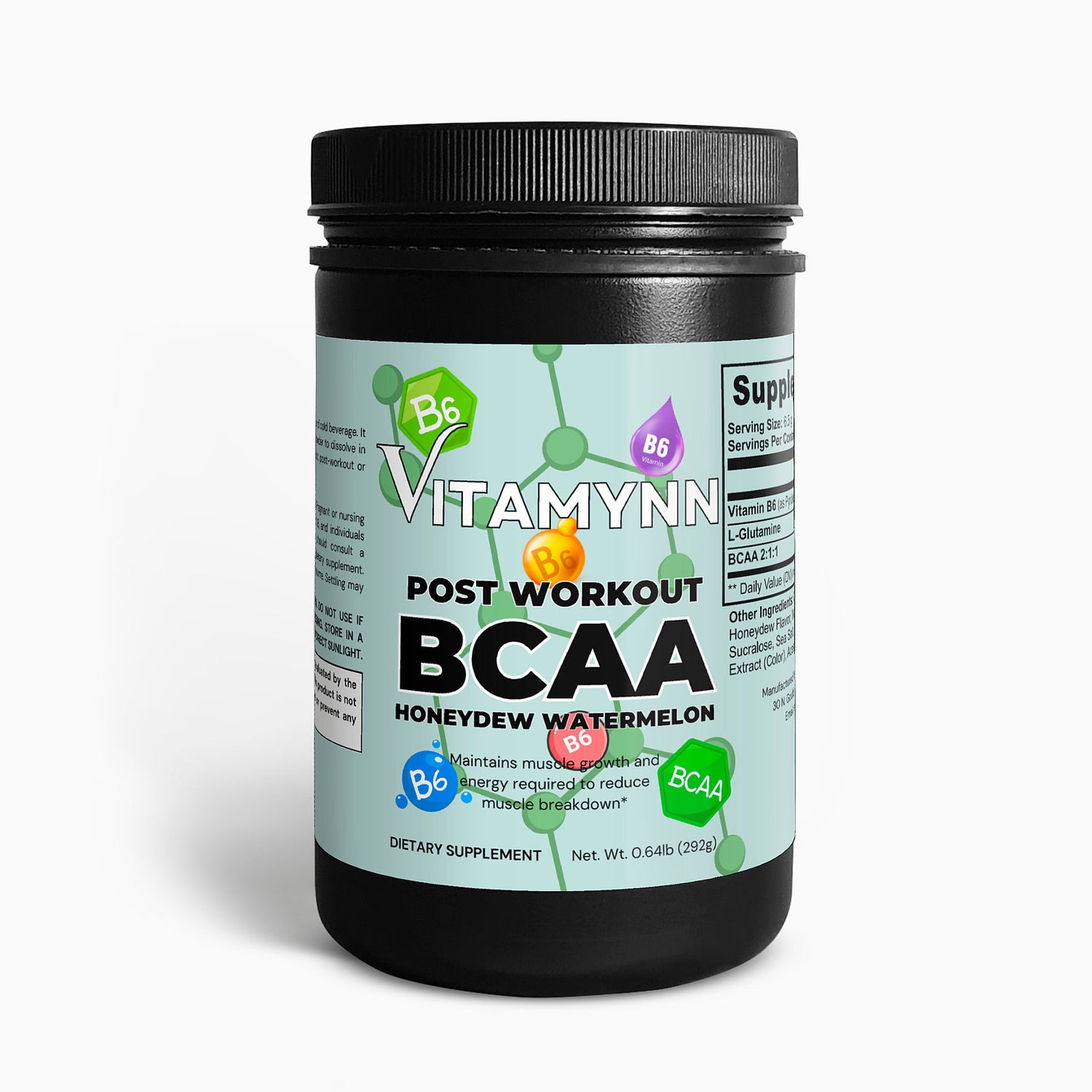 BCAA Post Workout Powder (Honeydew/Watermelon)