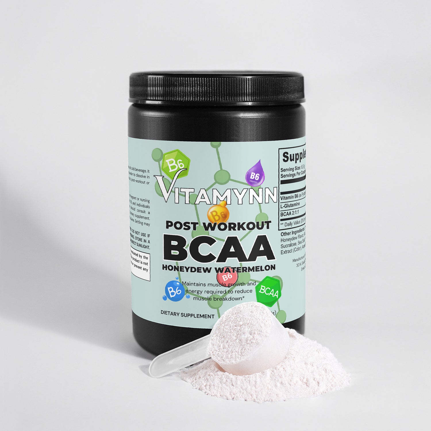 BCAA Post Workout Powder (Honeydew/Watermelon)