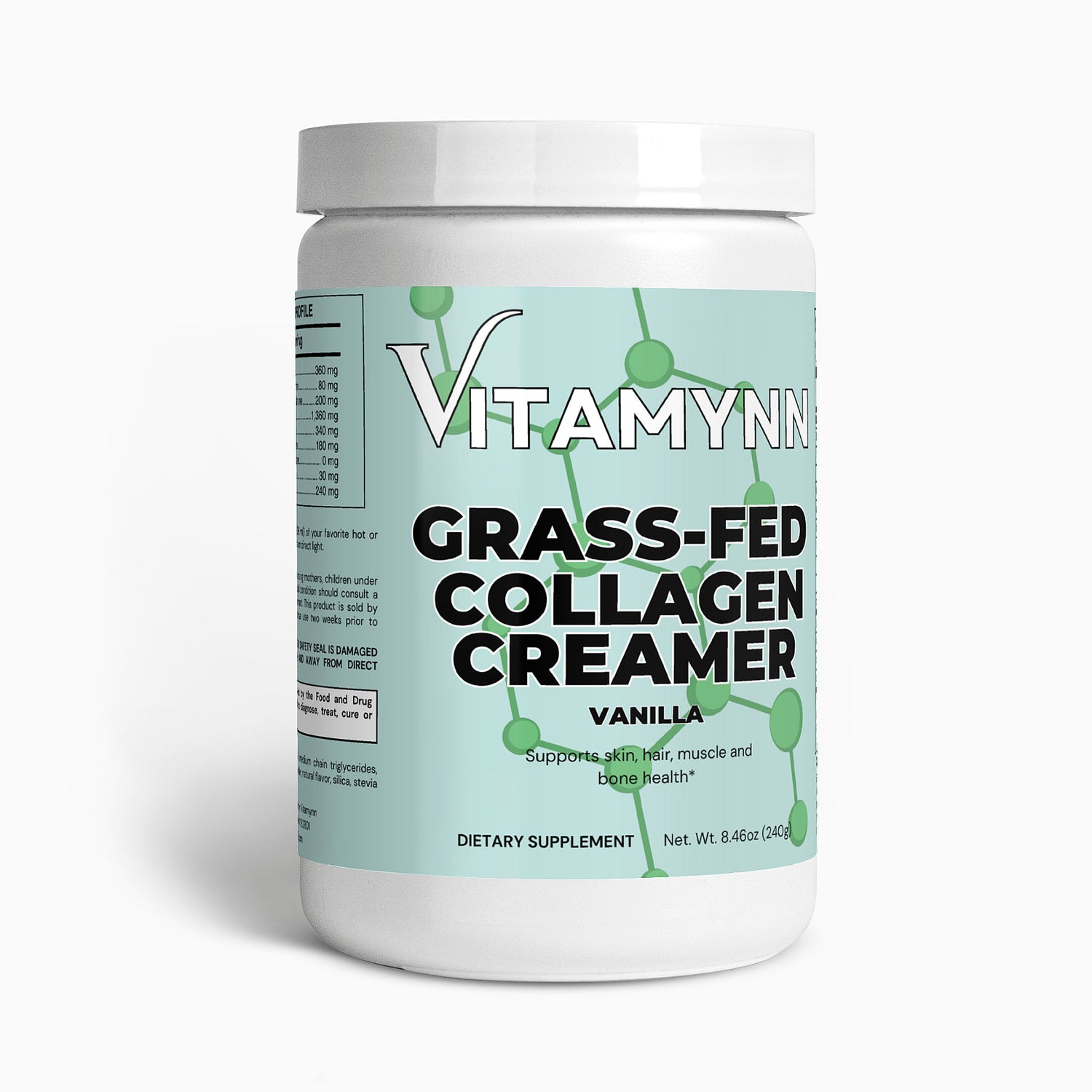 Grass-Fed Collagen Creamer (Vanilla)